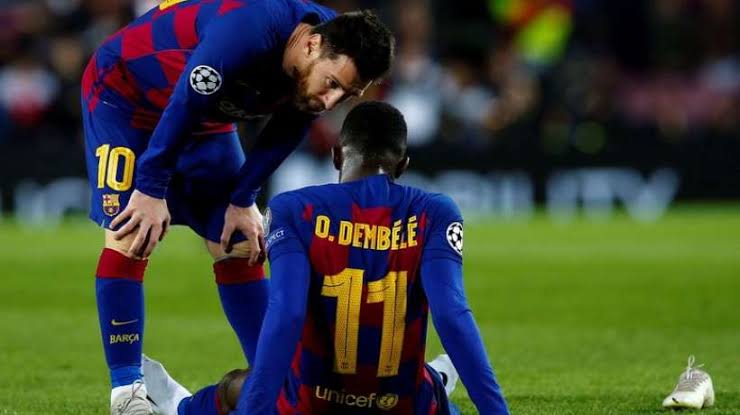 Dembele Absen 10 Minggu Karena Cedera Hamstring